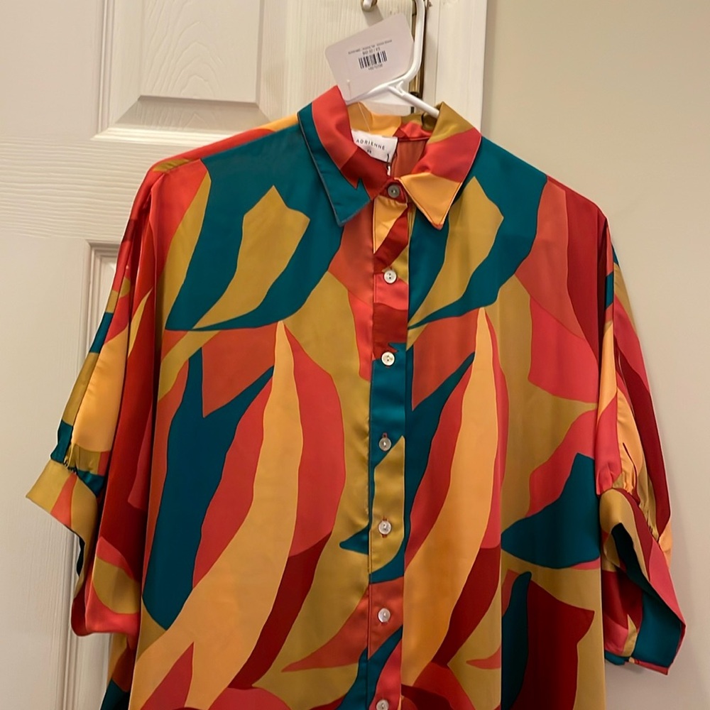 NWT Adrienne oversized blouse